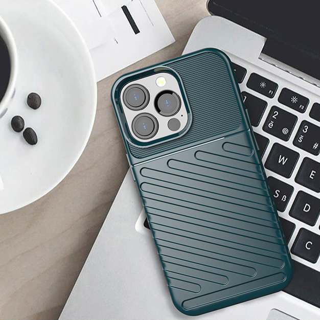 Odolné puzdro TPU pre Apple iPhone 13 Pro - Zelená
