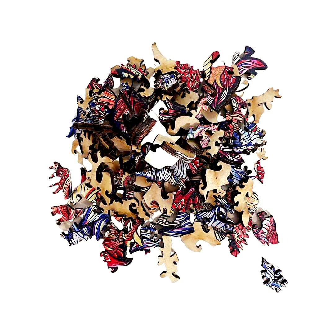 Drevené puzzle - Pappagallo/S