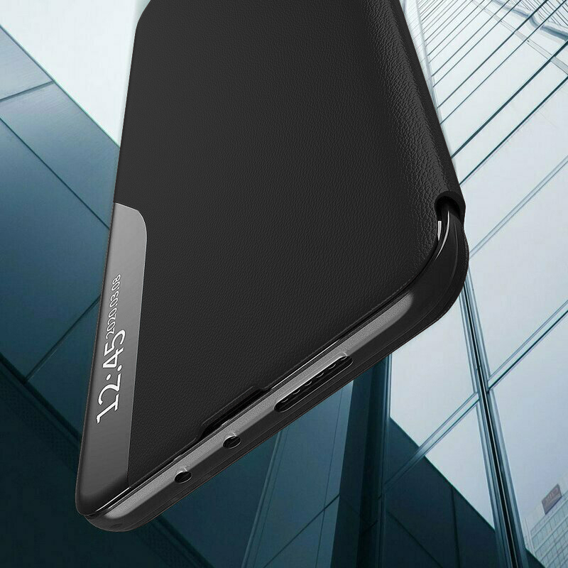 Elegantné knižkové puzdro View Case pre Xiaomi Redmi Note 13 - Čierna