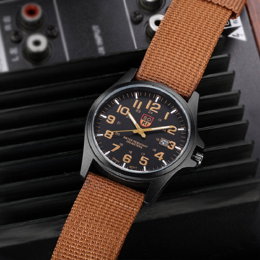 Hodinky RO-14531 - Hnedá