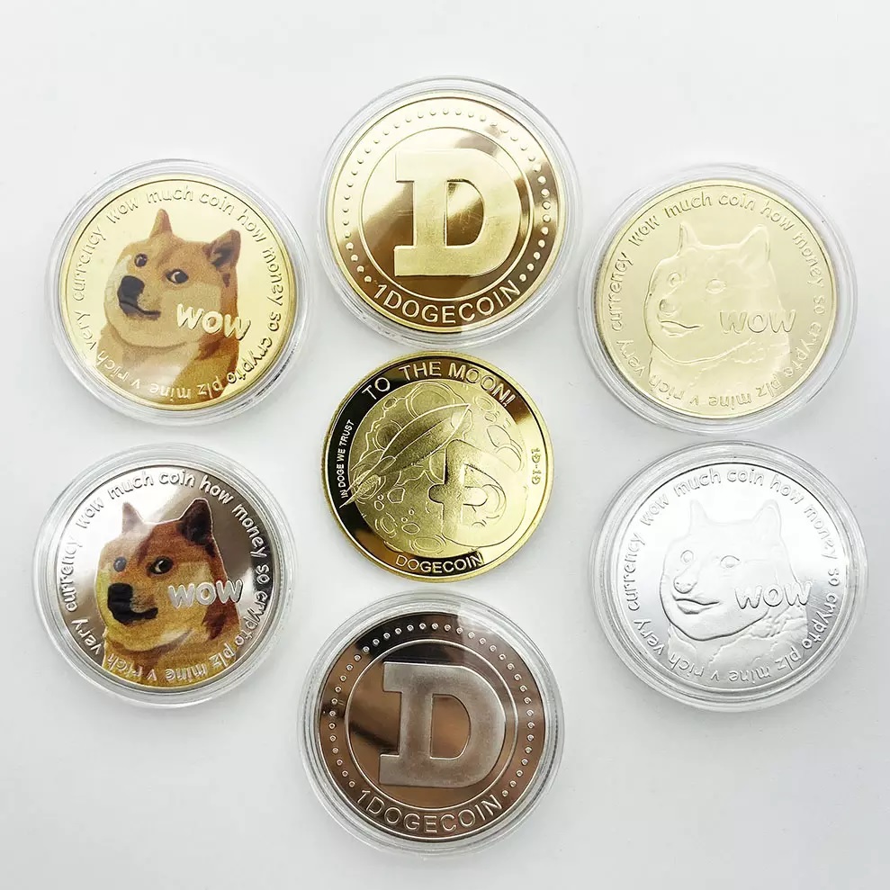 Minca Dogecoin - Strieborná