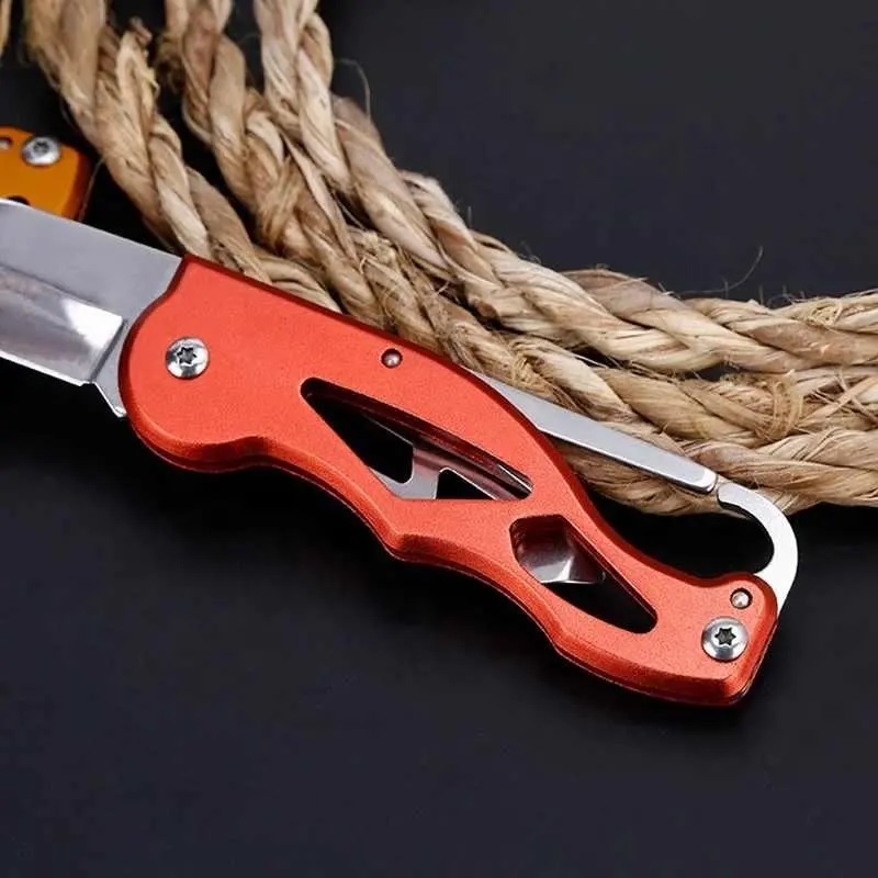 Outdoorový skladací nôž MA-27797 - Oranžová