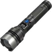 LED baterka s funkciou powerbanky - Čierna